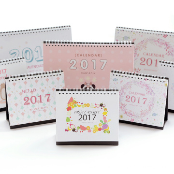 Fancy Customized Design Paper Desk Calendar Printing